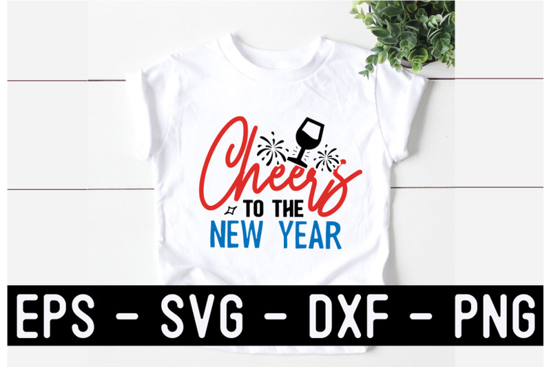 new-year-svg-t-shirt-design-template