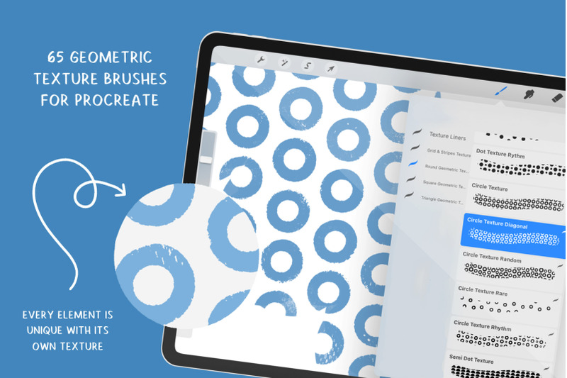geometric-procreate-pattern-brushes