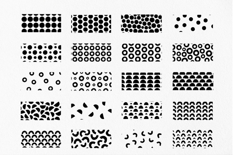 geometric-procreate-pattern-brushes