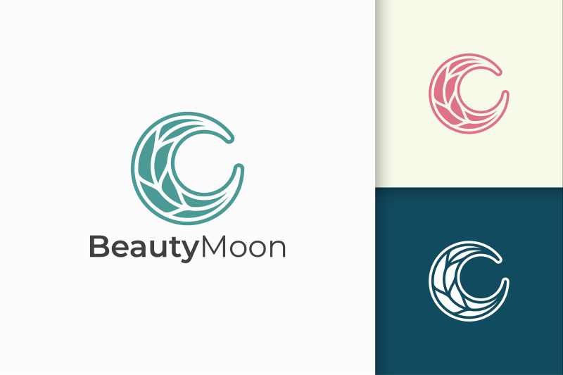 feminine-beauty-care-logo-combination-of-moon-and-leaf-shape