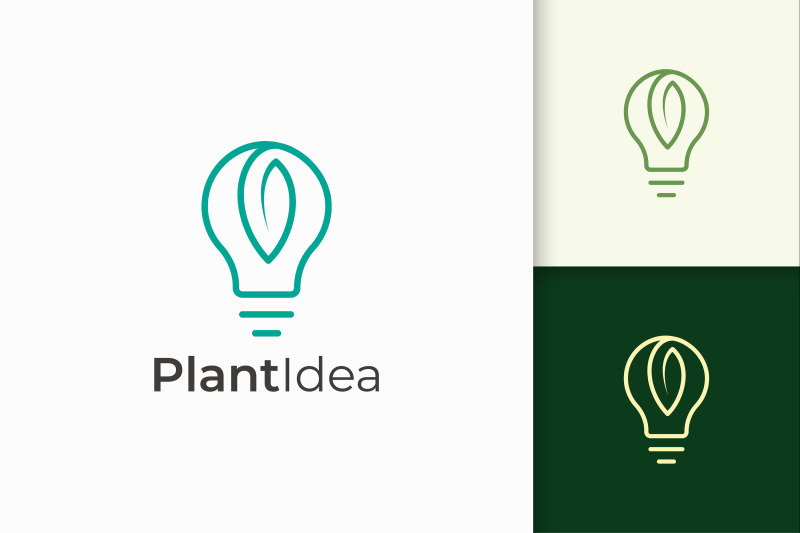 light-bulb-and-leaf-logo-in-simple-and-modern