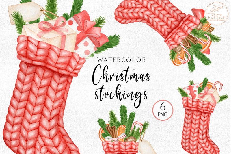 watercolor-christmas-socks-clipart-christmas-stockings-png
