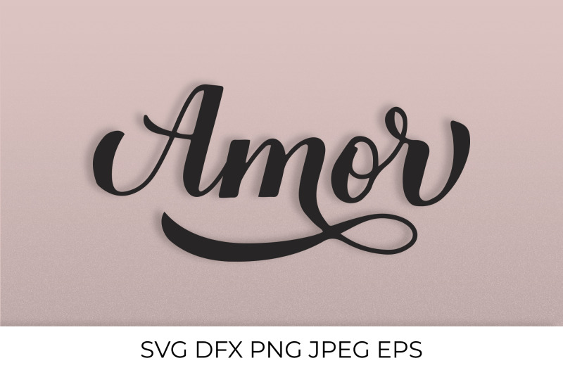 amor-calligraphy-hand-lettering-love-in-spanish