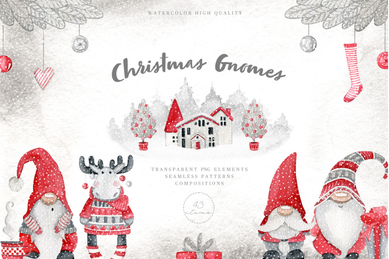 watercolor-christmas-gnomes