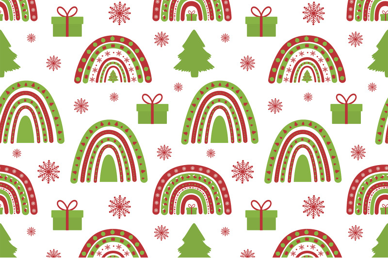 christmas-rainbow-pattern-rainbow-svg-rainbow-pattern