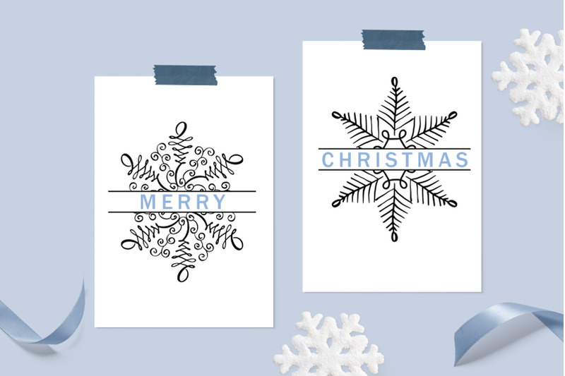 snowflake-split-monogram