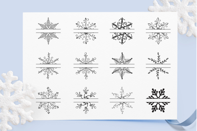 snowflake-split-monogram