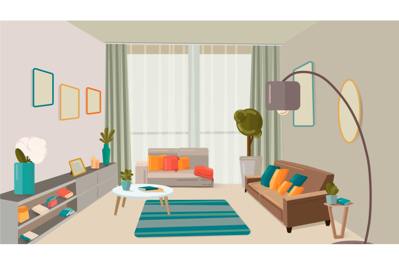 vector-illustration-of-interiors