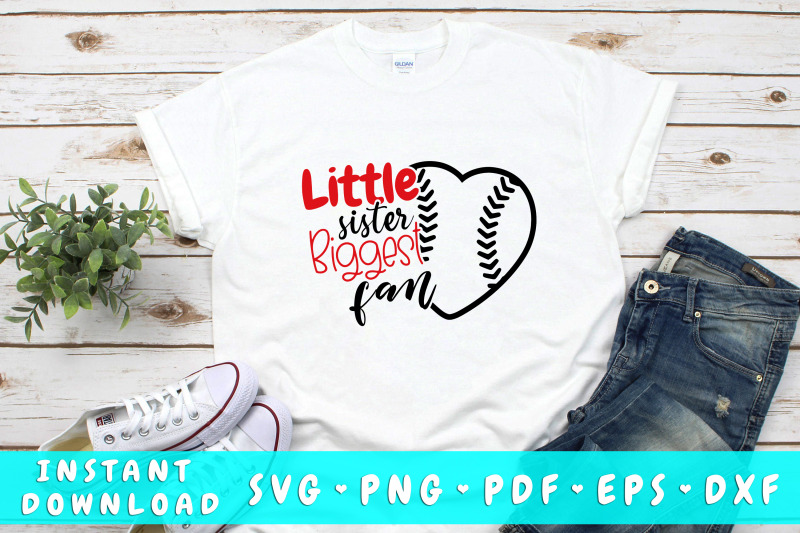 little-sister-biggest-fan-baseball-svg