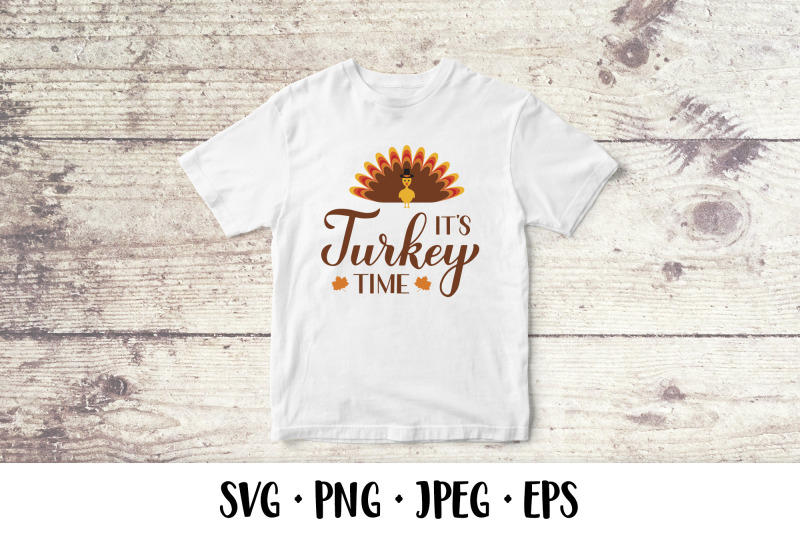 its-turkey-time-svg-funny-thanksgiving-quote-lettering