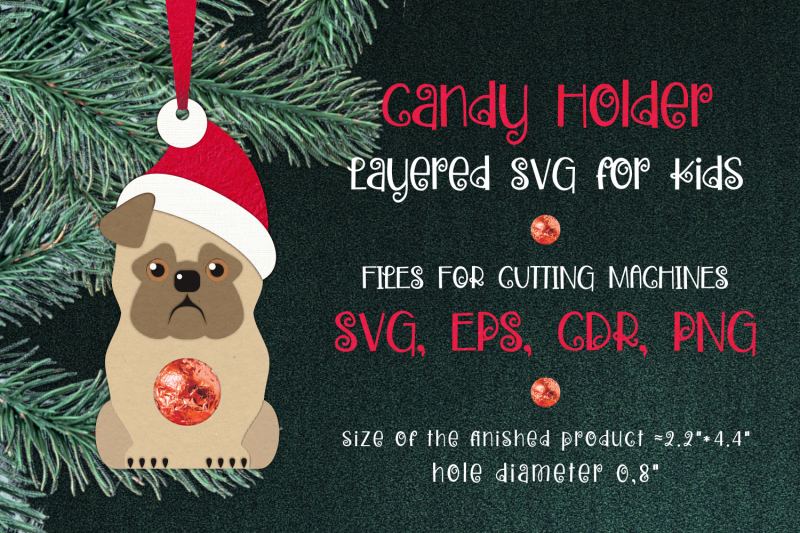 pug-christmas-ornament-candy-holder-template-svg