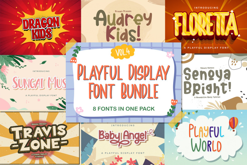 playful-display-font-bundle-vol-4