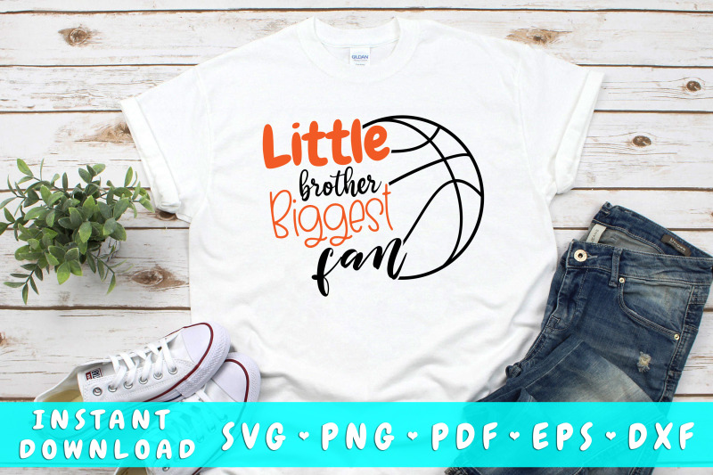 little-brother-biggest-fan-basketball-svg