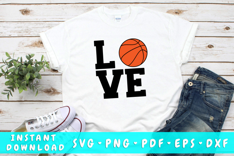 love-basketball-svg