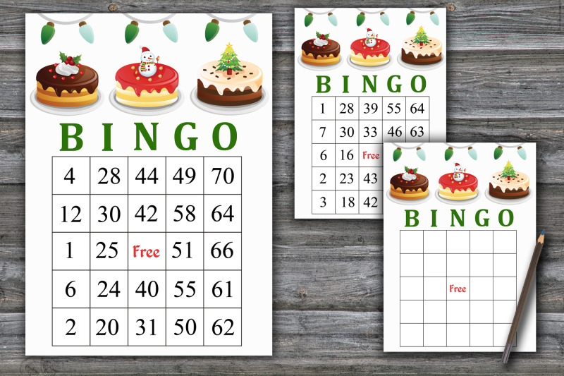 christmas-cake-bingo-game