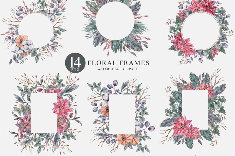 watercolor-christmas-frames-clipart-wedding-frames-png-illustration