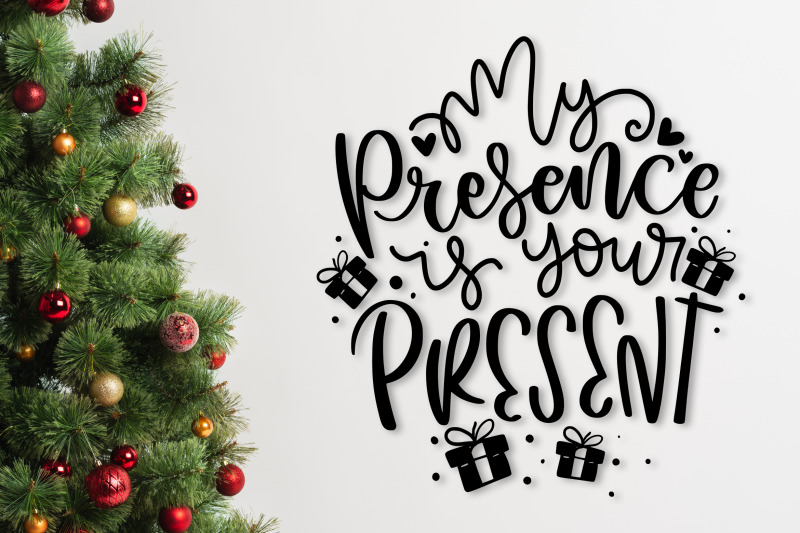 my-presence-is-your-present-svg-funny-christmas