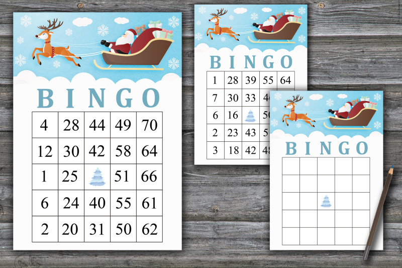 santa-carriage-bingo-game-christmas-bingo-card