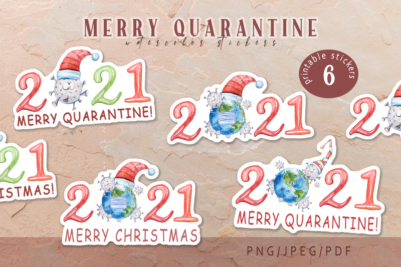merry-quarantine-christmas-printable-stickers