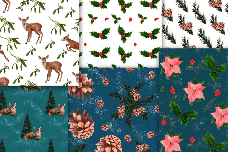 little-deer-christmas-clipart-patterns-floral-wreaths