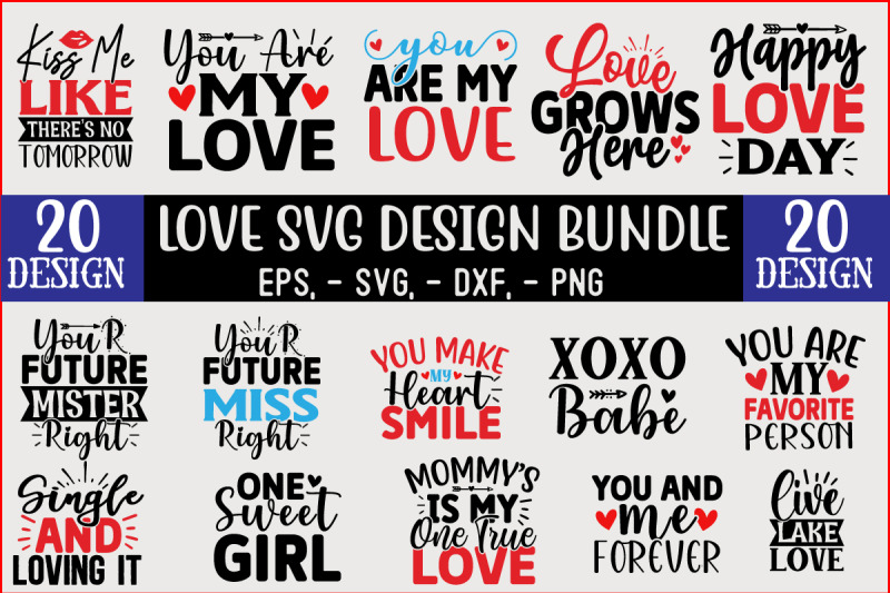 love-svg-t-shirt-design-bundle