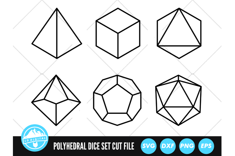polyhedral-dice-set-svg-polyhedron-dice-svg