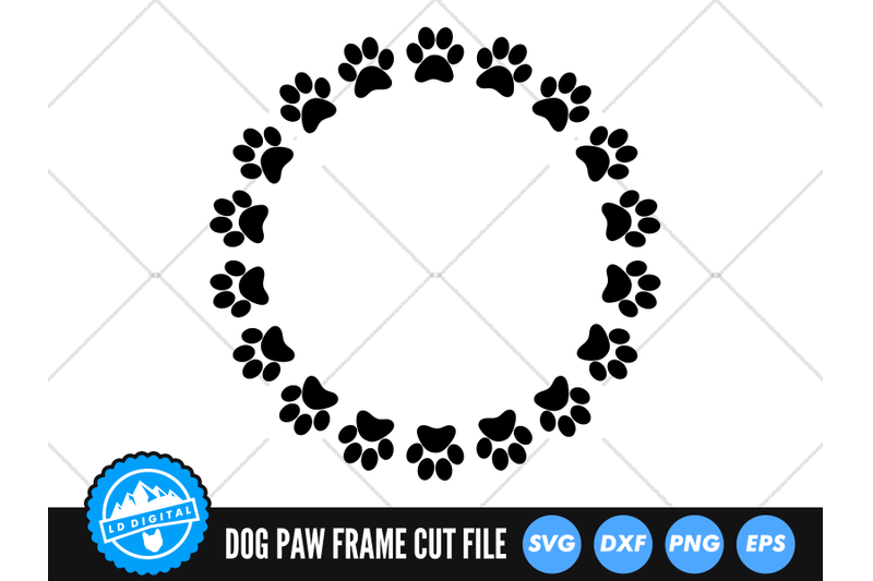 dog-paw-frame-svg-dog-paw-monogram-cut-file