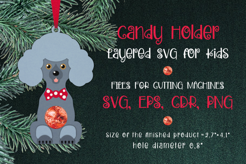 poodle-christmas-ornament-candy-holder-template-svg