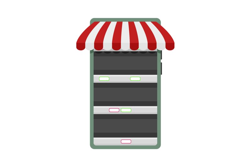 market-showcase-on-smartphone-online-retail-and-store