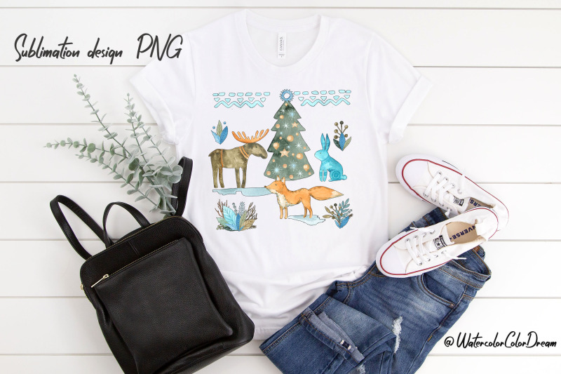 christmas-animals-sublimation