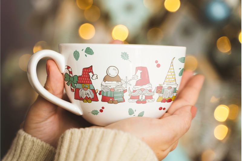 cute-christmas-gnomes-vector-illustrations