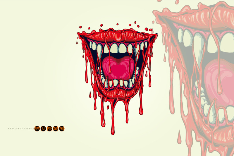 lips-vampire-melting-bloody-illustrations