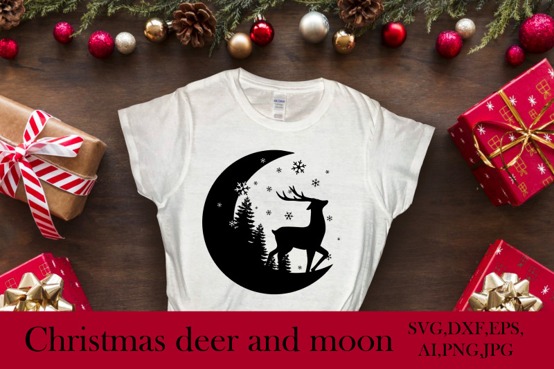 svg-dxf-deer-on-the-moon-christmas-holiday-snowflake-forest