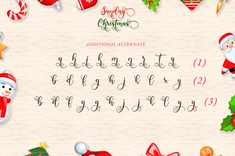 sunday-christmas-bouncy-cute-script-font