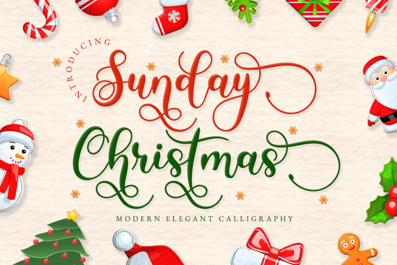 sunday-christmas-bouncy-cute-script-font