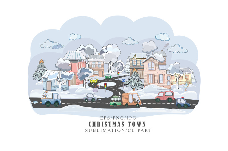 christmas-cityscape-sublimation-clipart-eps-png-jpg