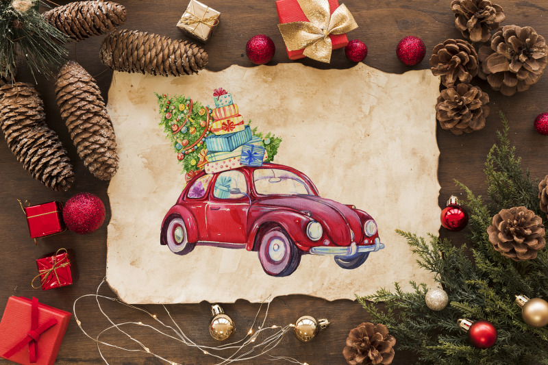 christmas-cars-png-clipart-holiday-clipart-digital-clipart