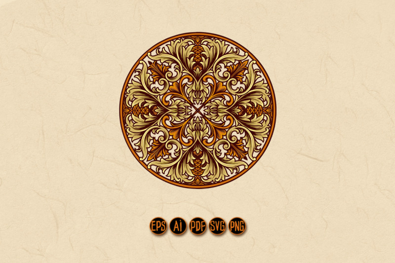 mandala-classic-seamless-ornaments