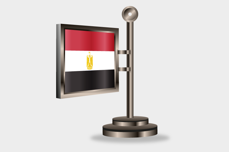 egypt-flag-set-modern-and-creative-illustration