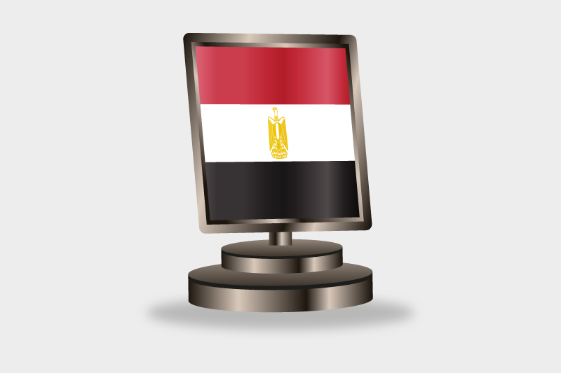 egypt-flag-set-modern-and-creative-illustration