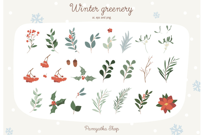 winter-fairytale-vector-collection