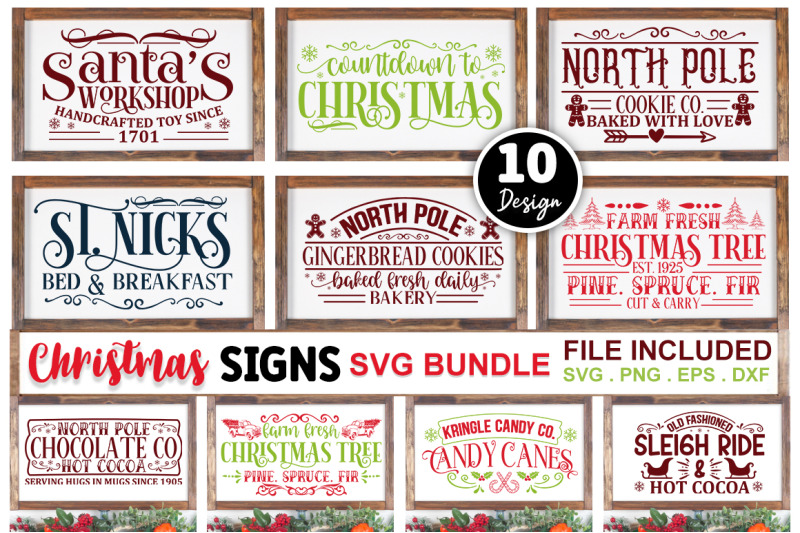 christmas-sign-svg-bundle