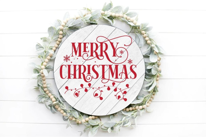 round-christmas-sign-svg-bundle