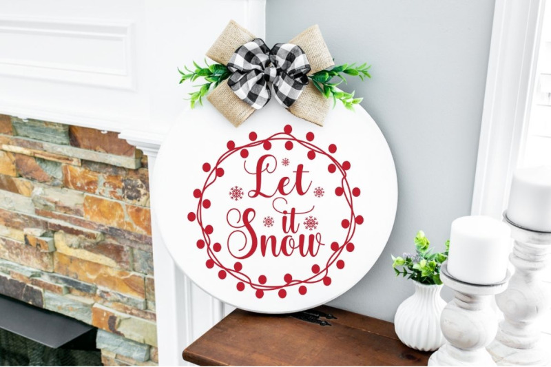 round-christmas-sign-svg-bundle