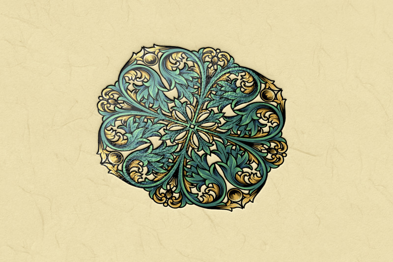 mandala-tropical-ornaments-classic-illustrations