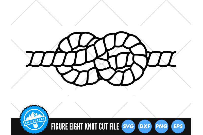 figure-8-rope-knot-svg-rope-svg-cut-file