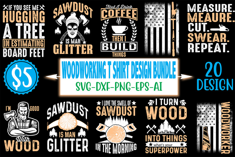 woodworking-t-shirt-design-bundle