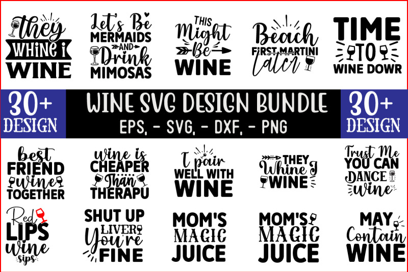 wine-svg-t-shirt-design-bundle