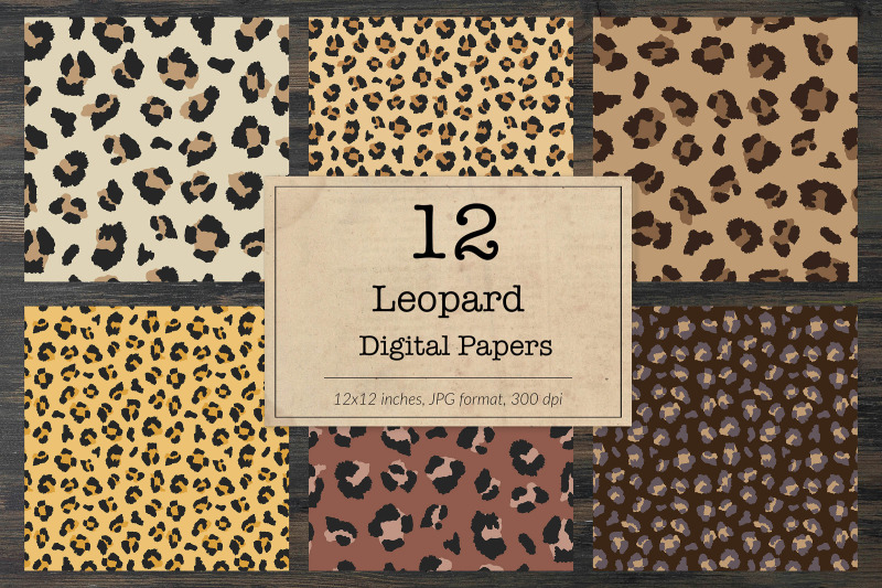 leopard-print-digital-paper