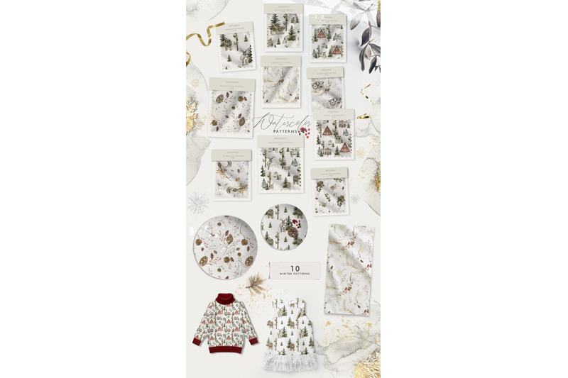 christmas-snowy-season-winter-woodland-clipart